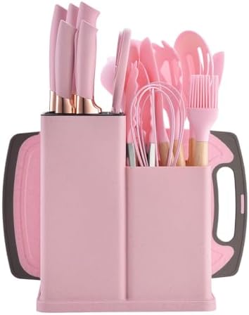 19 Piece Kitchenware Utensils and Knife Set- Includes: 9 Piece