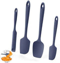 U-Taste 600oF Heat Resistant Silicone Spatulas Cooking, 4Pcs/Midnight