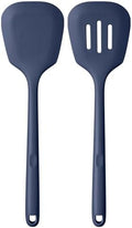 U-Taste Silicone Turner Spatula Set, 2-Piece, Midnight Blue