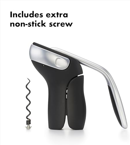 OXO Steel Wine Bottle Opener with Foil Cutter - Stainless Finish