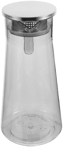 FOMIYES Acrylic 1.5l Hot Cold Water Pitcher with Stainless Steel Lid