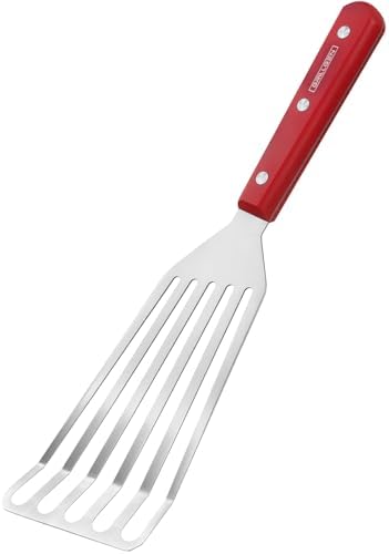 GRILLGEN Fish Spatula Stainless Steel -12.4" Metal Slotted Turner with