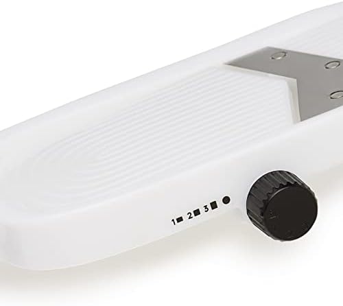 Amazon Basics Hand-held Safe Mandoline Slicer, White