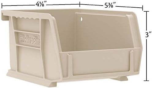 Akro-Mils AkroBins Plastic Storage Bins, 5"x4"x3", 6-Pack