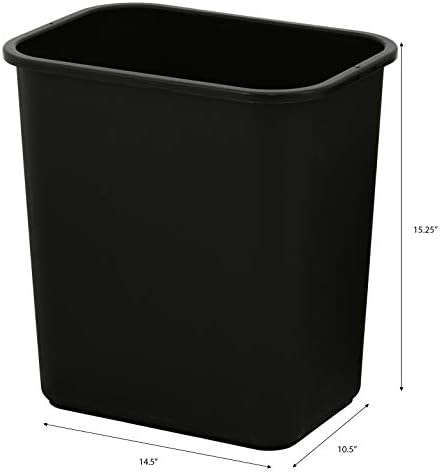 United Solutions Trash Wastebasket, 7.7 Gallon, 2 Pack