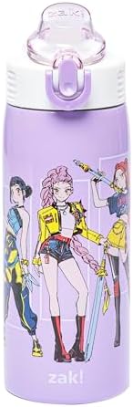 Zak Designs KPop Demon Hunters Sage 19oz Leak-Proof Straw Kids Water