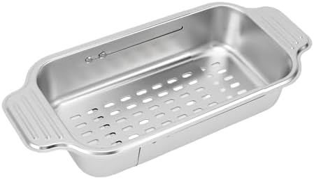 Extendable Colander 304 Stainless Steel Over Sink, 2 PCS
