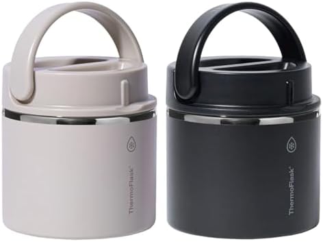 ThermoFlask 20 oz Insulated Food Jar, Leakproof Stainless Steel Food