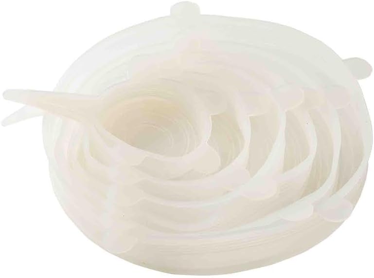 TableCraft 12789 Reusable Stretch Lids, Set of 6