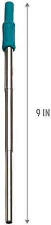 Goodful Stainless Steel Collapsible Telescoping Straws With Silicone