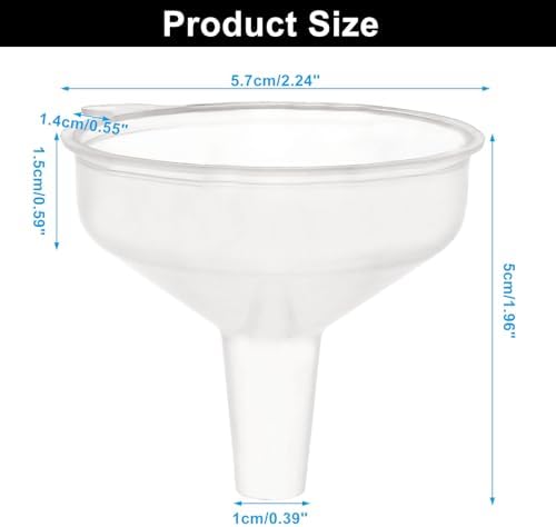 Murtenze 4-Pack Mini Funnel, 2.24 Inch