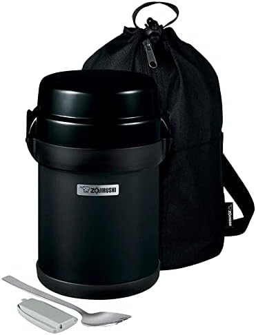Zojirushi SL-JBE14BZ Mr. Bento Stainless Lunch Jar 41 Oz Carbon Black