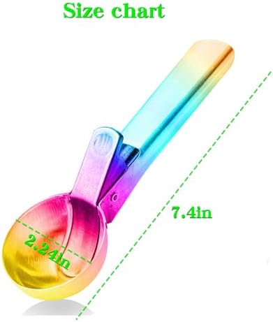Ice cream scoop, a portable stainless steel ice cream scoop with