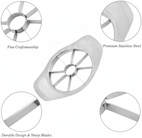 Stainless Steel Apple Divider and Fruit Sectioning Tool for Kitchen