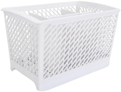 Dishwasher Silverware Basket, White Cutlery Organizer Replacement