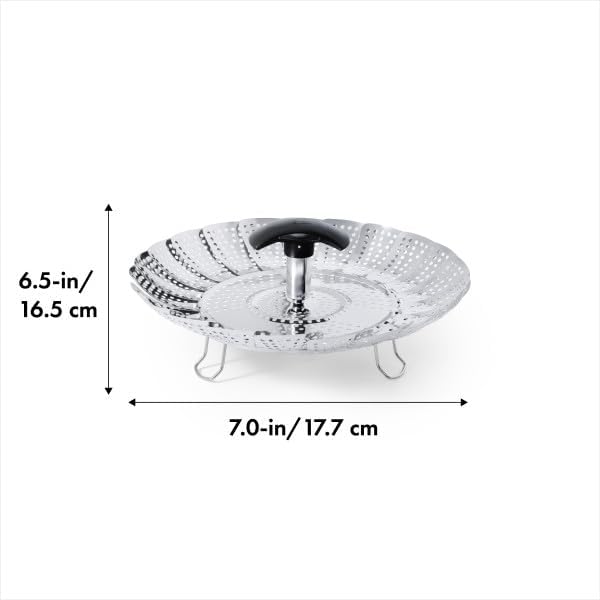 OXO Good Grips Steamer Basket - Stainless Steel, 8 Inch Diameter
