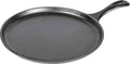 Lodge Round Seasoned Cast Iron Griddle, PFAS-Free, 10.5 Inches