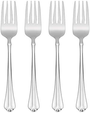 Oneida Julliard Flatware, Set of 4, 18/10 Stainless Steel, Silver
