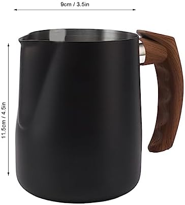 20oz Milk Frothing Pitcher, Steaming Cup with Measurement Scale