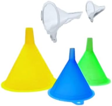 Funnels Variety Set of 5 Mini, Small to Larg Plastic Funnel - Image 5