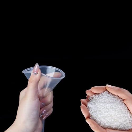 14Pcs 7 Styles Plastic Funnel Set Small Clear Kitchen Funnels with