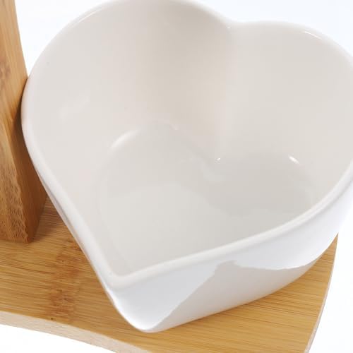 PRETYZOOM Ceramic Sugar Bowl and Cream Pitcher Set with Tray Spoon