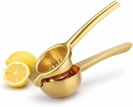 Gold 304 Stainless Steel Lemon Squeezer