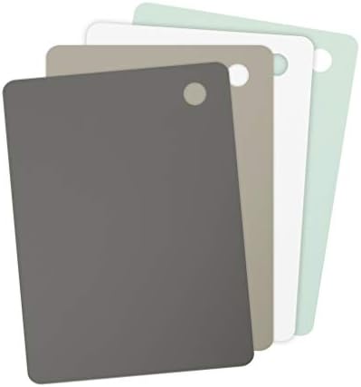 Tovolo Large Flexible Cutting Mats Set of 4 Chopping Boards for Meal
