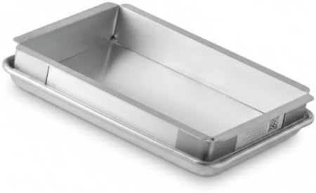 Quarter Size Baking Pan Set, 9.5 x 13 Inch Aluminum Sheet Cake Pan