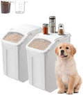 VEVOR Rice Storage Container, 4.5Gallon/20L x2 Capacity Large Dog Food