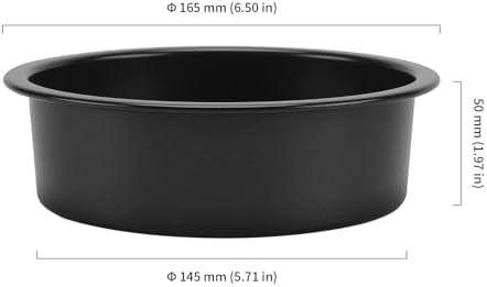 HOIGON 6 Inch Cake Pans Set of 4, Non-Stick Round Baking Tins with