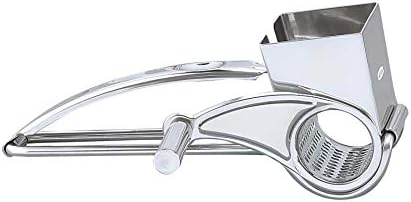 Fantes Rotary Cheese Grater, 18/8 Stainless Steel