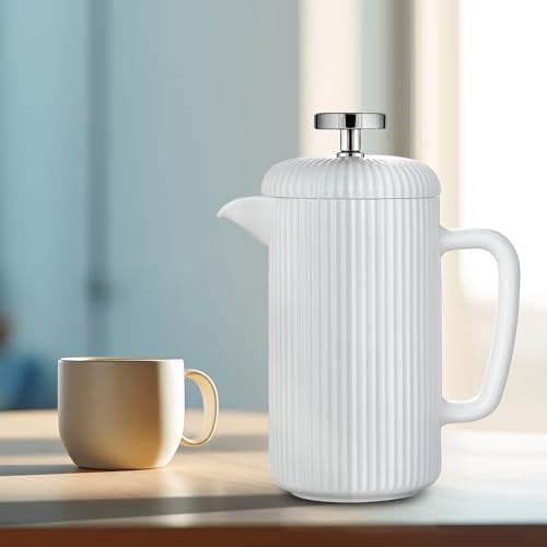 Easyworkz Porcelain French Press, 22 fl oz