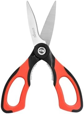 LIVINGO 8.5 Inch Kitchen Shears, Serrated Blade