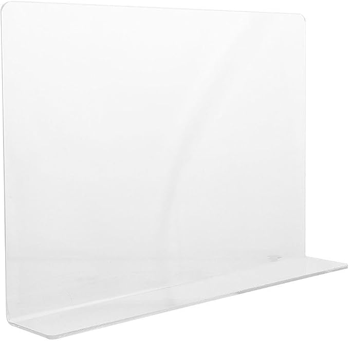 PRETYZOOM Acrylic Kitchen Sink Splash Guard 13.77 X 8.26 Inch Clear Water by PRETYZOOM