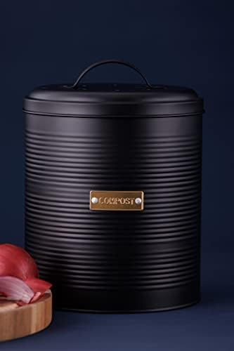 Typhoon Otto Black 2.5 Litre Compost Caddy
