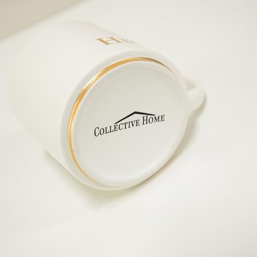 COLLECTIVE HOME Mr. & Mrs. Ceramic Coffee Mug Set, 15oz, 2-Piece