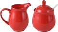 Colorful Ceramic Milk Jug Sugar Bowl, Coffee Serving Set, Creamer