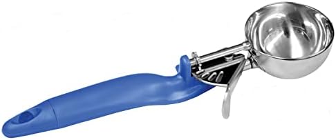 TrueCraftware- 2 oz Lever Disher #16 Stainless Steel with Blue Color