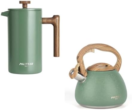 POLIVIAR Tea Kettle and French Press Coffee Maker