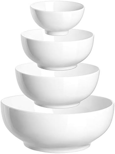 DOWAN Serving Bowls, Mixing Bowl Set, 70/30/20/8 Ounces Mixing Bowls
