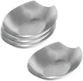 OGGI Spooner Stainless Steel Spoon Rest - Set of 4 - Holds Kitchen