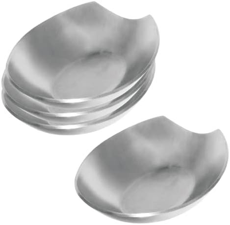 OGGI Spooner Stainless Steel Spoon Rest - Set of 4 - Holds Kitchen