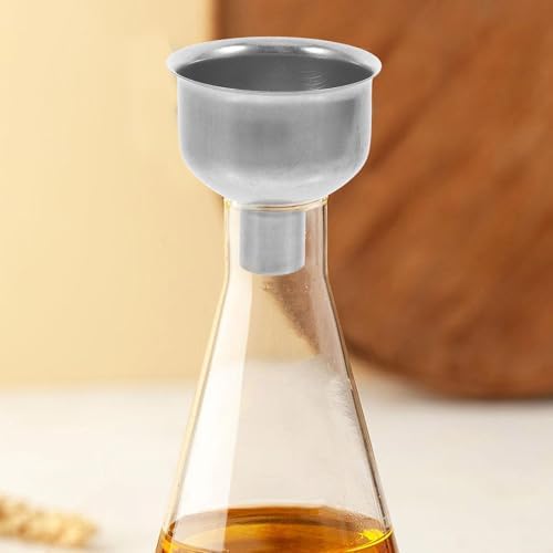 4pcs Stainless Steel Kitchen Funnels for Liquid Oil Soy Sauce Wine