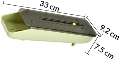 Fridge Egg Sorting Box, Plastic Drawer Style Multi Layer Holder Green