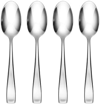 Oneida Moda Teaspoons Silverware Set for 4, Flatware