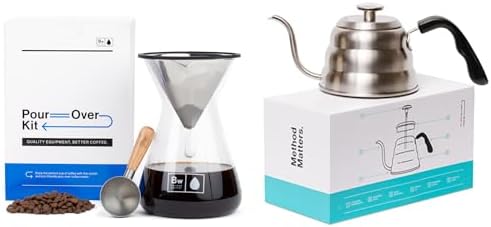 Barista Warrior Pour Over Coffee Maker Set & Kettle