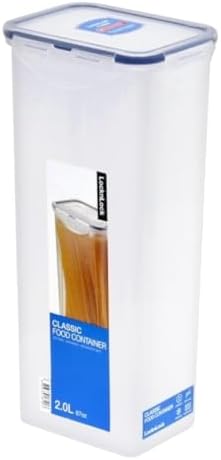 Lock & Lock Airtight Rectangular Tall Food Storage Container, Pasta