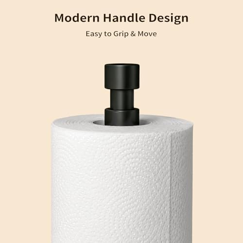 YUMORE 4.2lbs Paper Towel Holder, Black