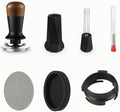 5 Pieces Coffee Pressing Device With Walnut Top Handle And Black
